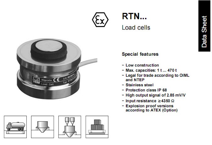 RTNC3/22T,RTNC3/22T稱(chēng)重傳感器,德國(guó)HBM RTNC3/22T傳感器