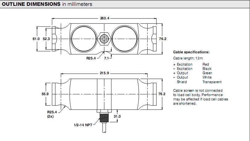 5223-50klbs稱重傳感器